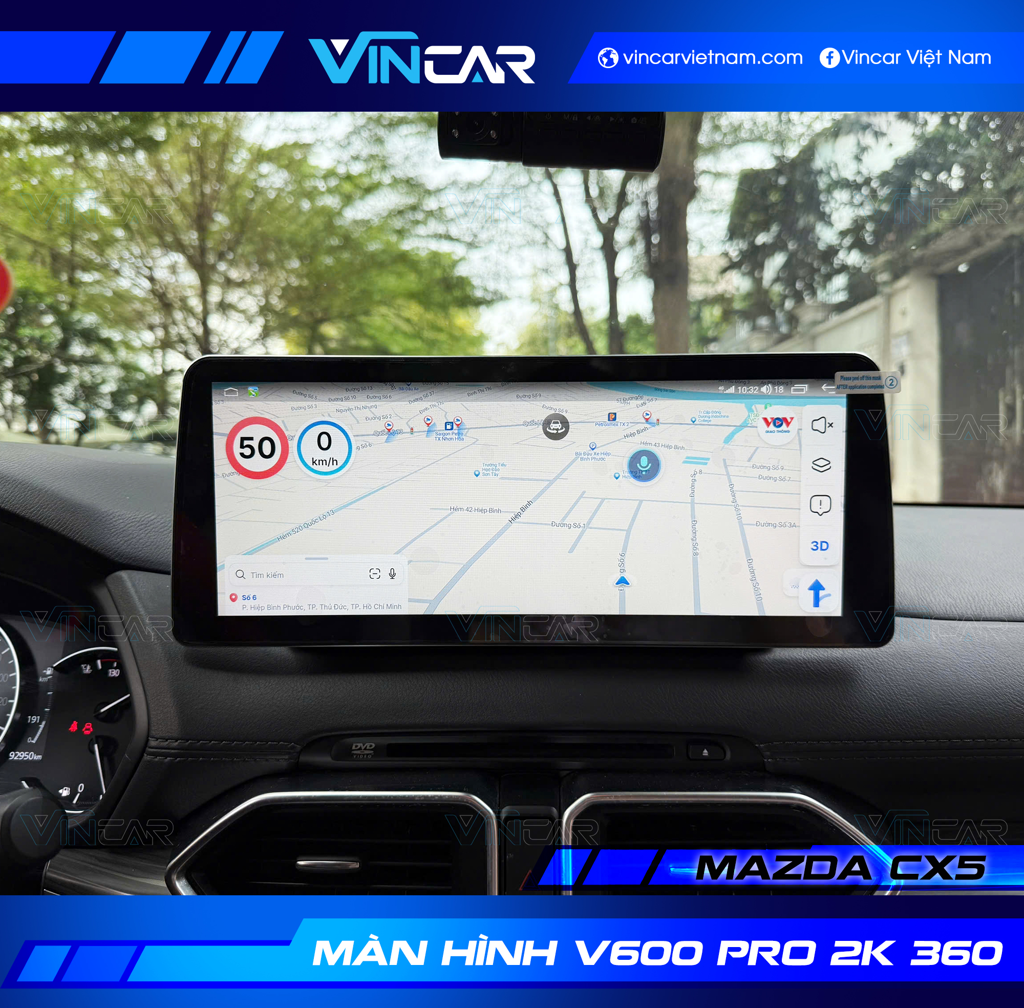 MÀN HÌNH ANDROID V600 PRO 360 - Vincar Việt Nam