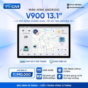 MÀN HÌNH ANDROID VINCAR V900