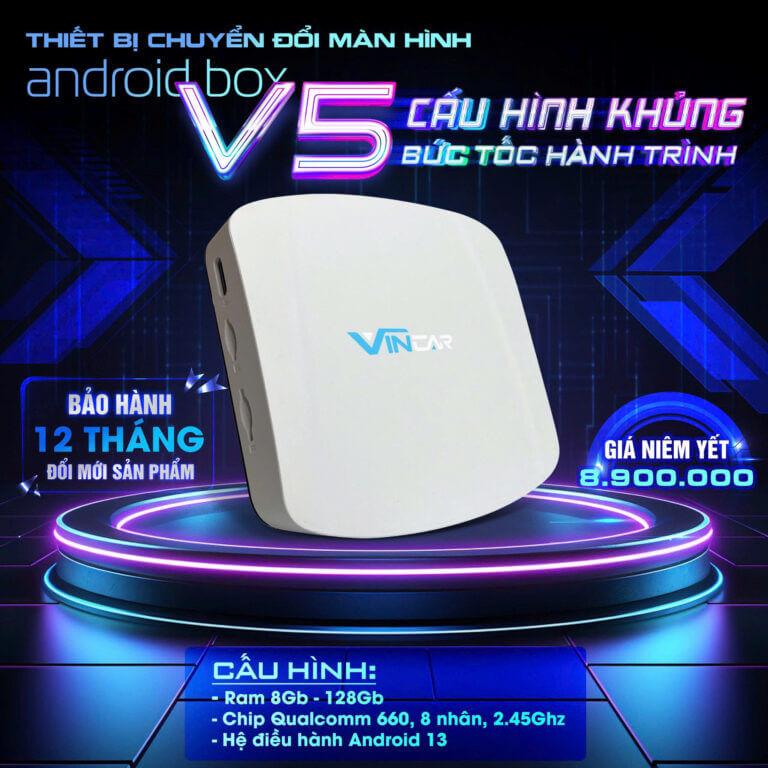 Tiện ích vượt trội chỉ trong một thiết bị Android box Vincar