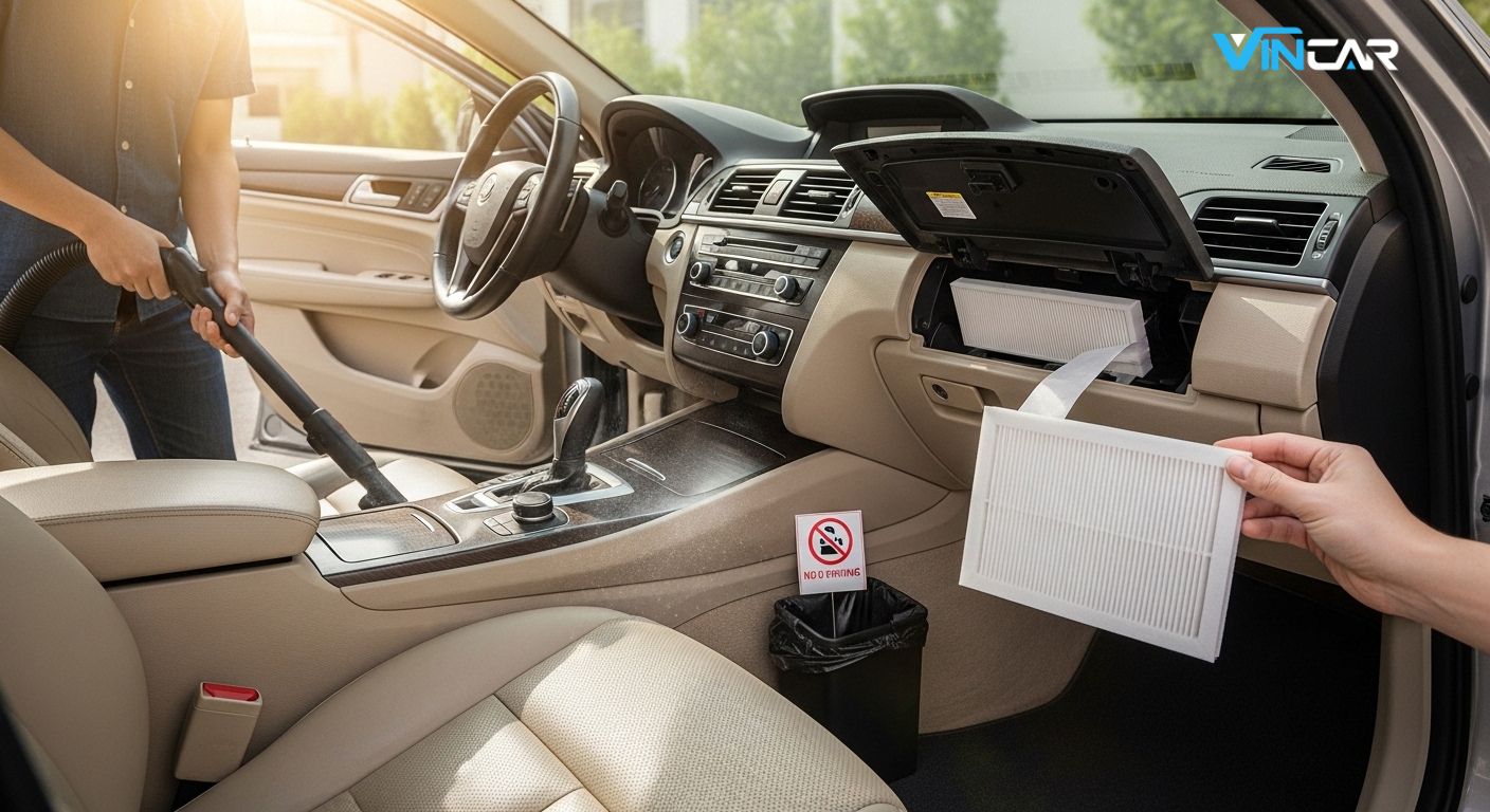 làm thế nào để khử mùi trong xe ô tô hiệu quả