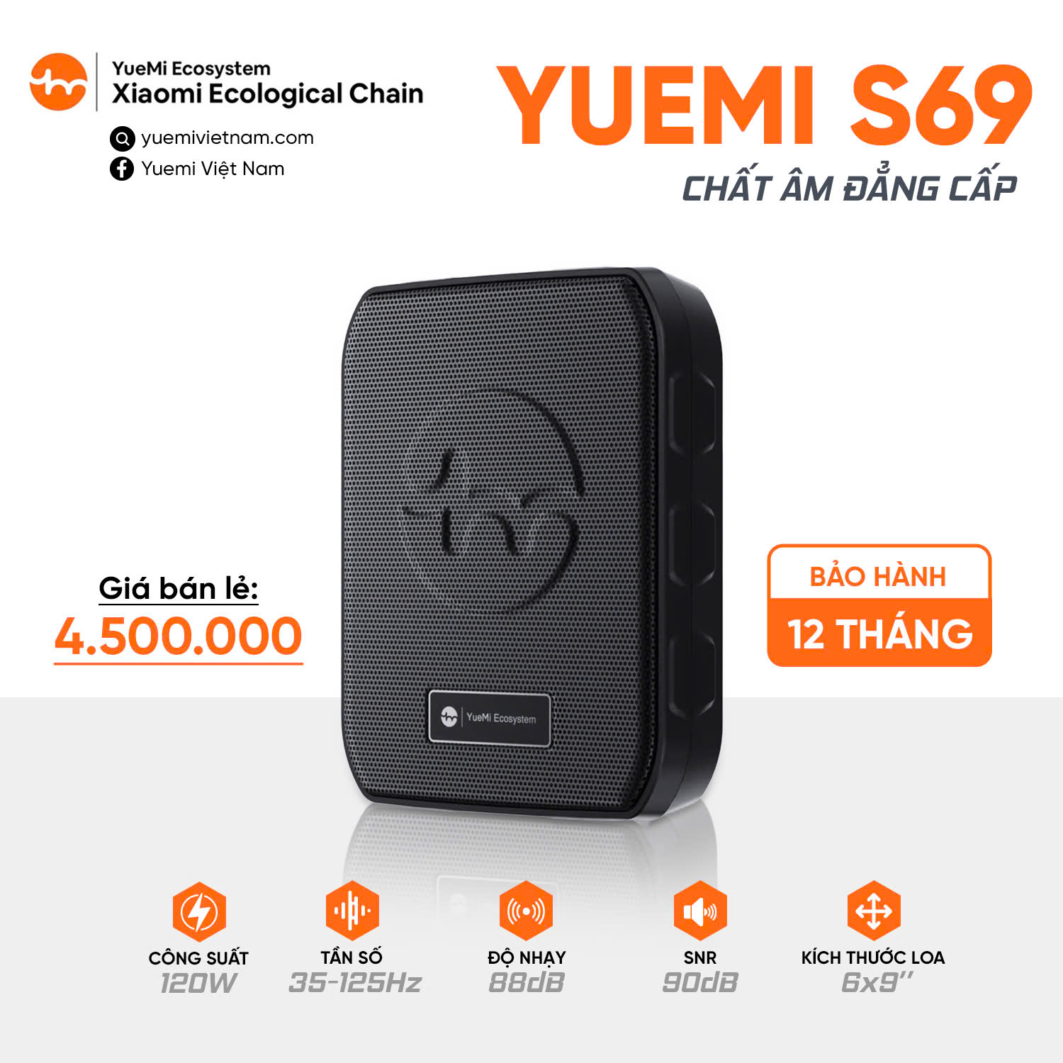 Loa SUB Gầm Yuemi S69