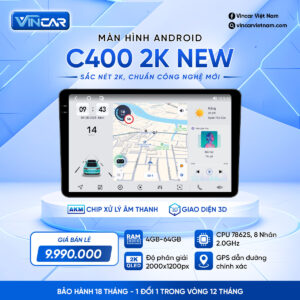 MÀN HÌNH ANDROID C400 2K NEW