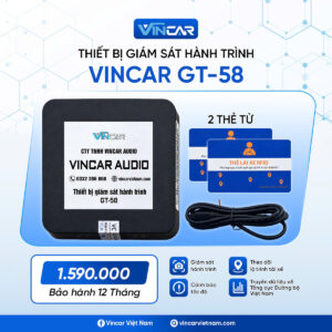 Thiết Bị Giám Sát Hành Trình VINCAR GT-58 Chính Hãng, Hợp Chuẩn